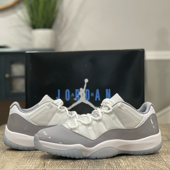 Nike Air Jordan 11 Xl Retro Low White Cement Grey Mens Basketball Sz 13 NEW - Picture 10 of 10